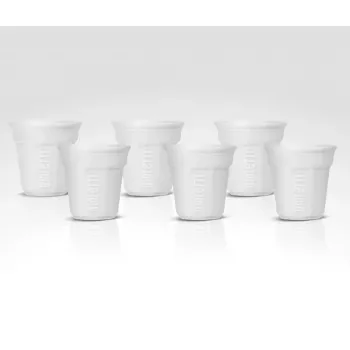 Cup set BIALETTI BICCHIERINO White — 6 pcs, coffee cups