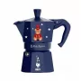 Moka pot BIALETTI Moka Express 3-cup 150 ml, Joyful Christmas Blue