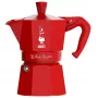 Stovetop coffee maker BIALETTI Moka Express 1TZ 1‑cup red