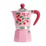Moka pot BIALETTI Rainbow 3-cup Fruit Vibes — pink