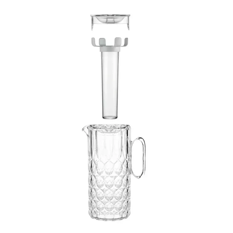 Guzzini VANITY Jug with Chiller Bulb, Clear, 131202AR00