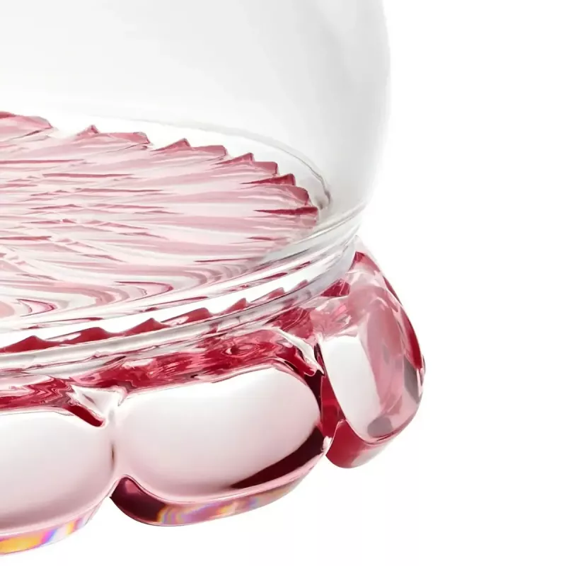 Guzzini Vanity Small Cake Stand with Dome, Flamingo Pink