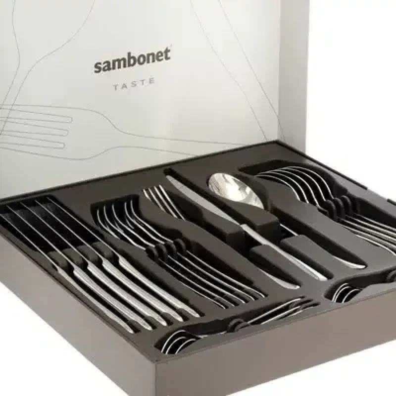 Flatware set Sambonet Taste 52553-81 24 pcs Chrome
