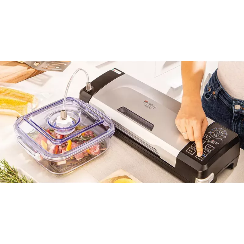 Vacuum Sealer Magic Vac Perfetta Black Grey 130W ABS