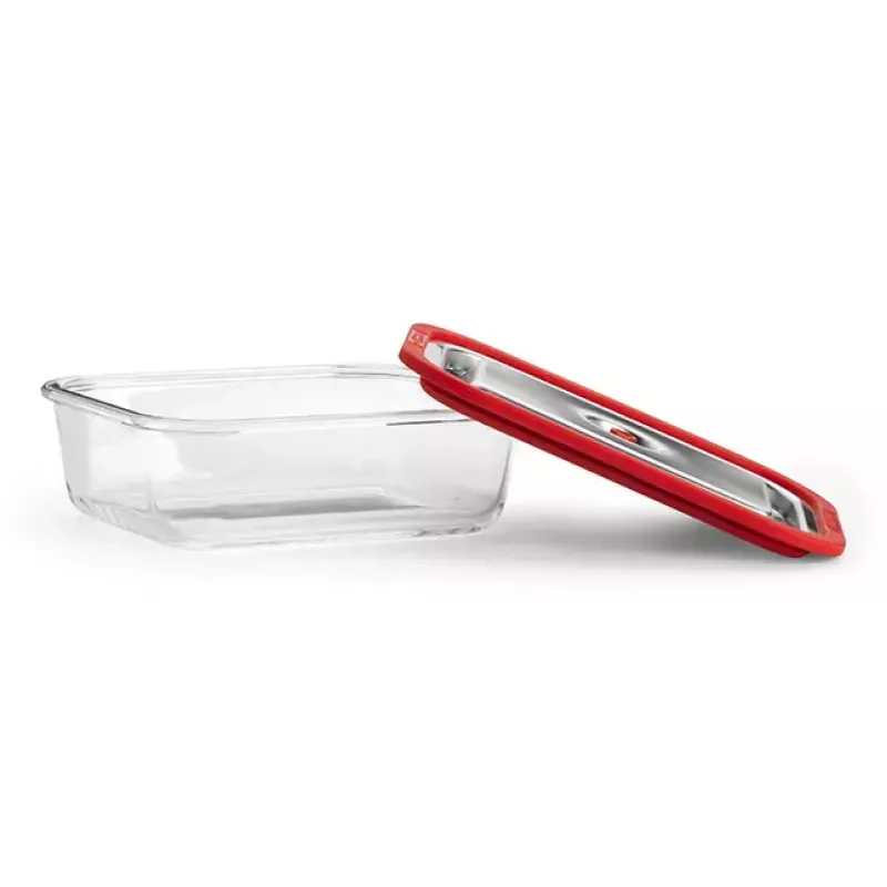 Food storage container magic vac ACO1138, rectangular, 1.9 L, transparent, 235×184×83 mm