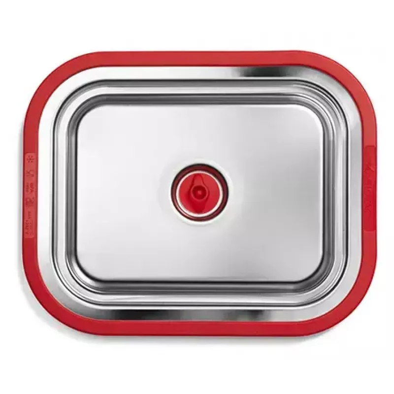 Food storage container magic vac ACO1138, rectangular, 1.9 L, transparent, 235×184×83 mm