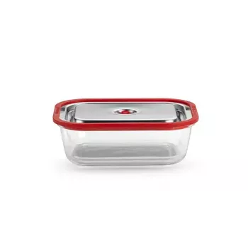Food storage container magic vac ACO1138, rectangular, 1.9 L, transparent, 235×184×83 mm