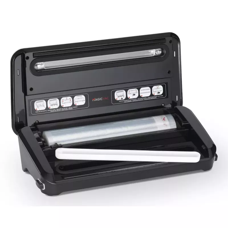 Magic Vac Activa vacuum sealer 800 mbar Black White