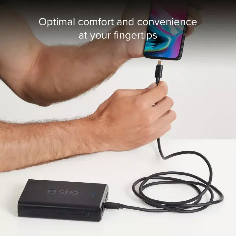 Data and charging cable SBS TECABLETCC31K USB C 1.5m USB 3.2 Gen 1