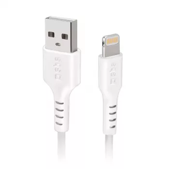 Lightning Cable SBS TECABLEUSBIP5389W 3m White USB A