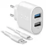 Mobile Device Charger SBS TEKITTR2ULH2189A Indoor AC White Smartphone Tablet