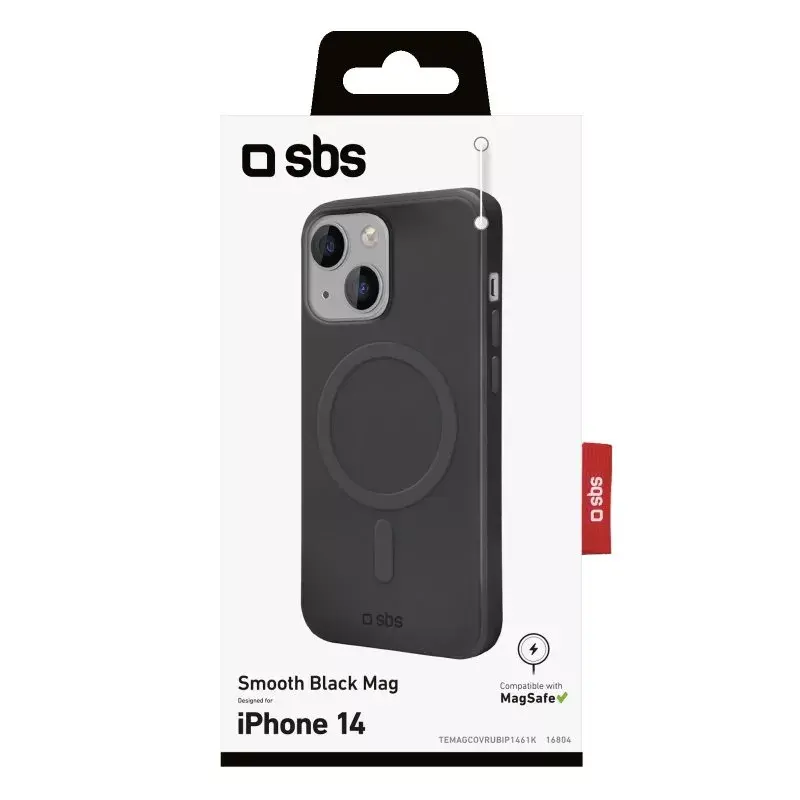 Cover SBS TEMAGCOVRUBIP1461K for iPhone 14 15.5 cm Black