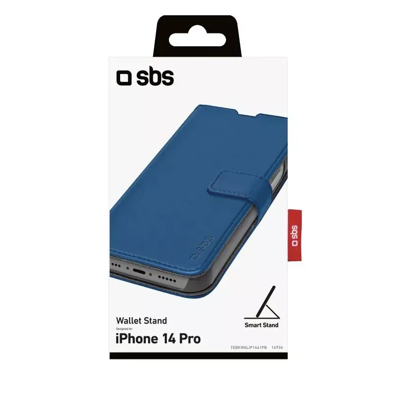 Wallet case SBS TEBKWALIP1461PB for iPhone 14 Pro 15.5 cm Blue