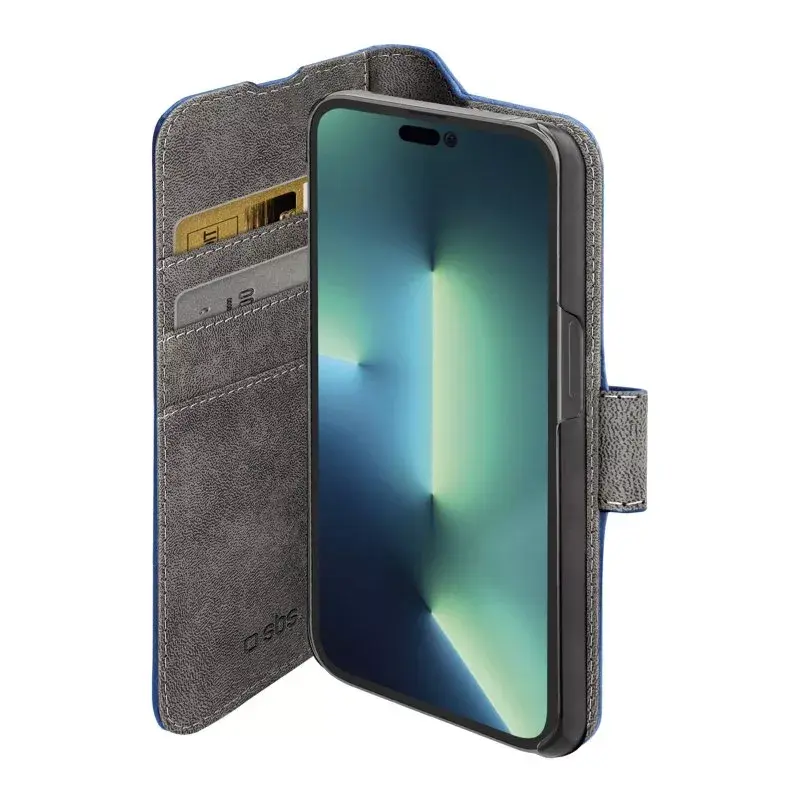 Wallet case SBS TEBKWALIP1461PB for iPhone 14 Pro 15.5 cm Blue