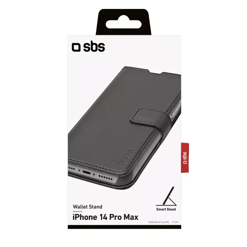 Wallet case SBS TEBKWALIP1467PK for iPhone 14 Pro Max 17 cm Black