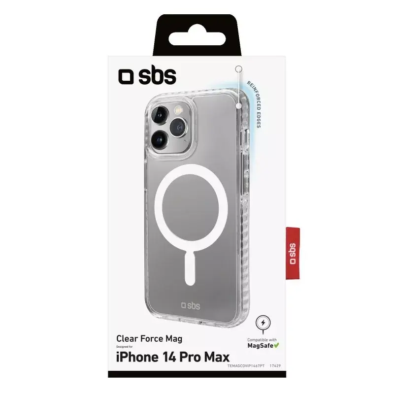 Cover SBS TEMAGCOVIP1467PT for iPhone 14 Pro Max 17 cm Transparent