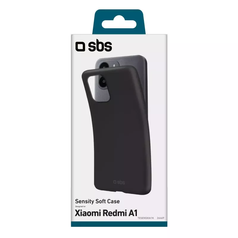 Cover SBS Sensity Xiaomi Redmi A1 16.6 cm Black