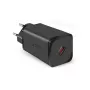 SBS Mobile indoor AC fast charger TETRGAN1C65W — 100–240V, 1x USB-C, black, for smartphone tablet laptop smartwatch headphones
