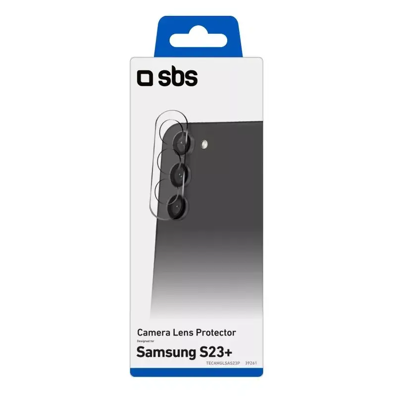 Lens protector SBS TECAMGLSAS23P Transparent Silicone Tempered glass