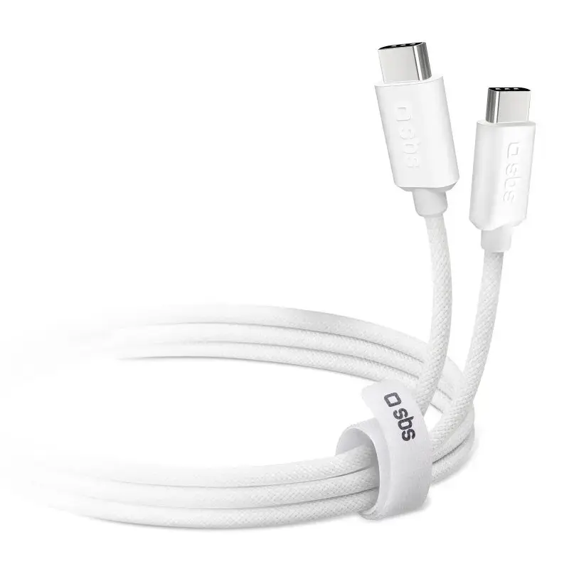 USB-C to USB-C cable SBS Mobile TECABLETISSUETCCG, USB 2.0, 1.5 m, white