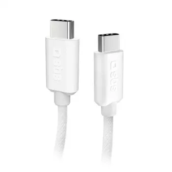 USB-C to USB-C cable SBS Mobile TECABLETISSUETCCG, USB 2.0, 1.5 m, white