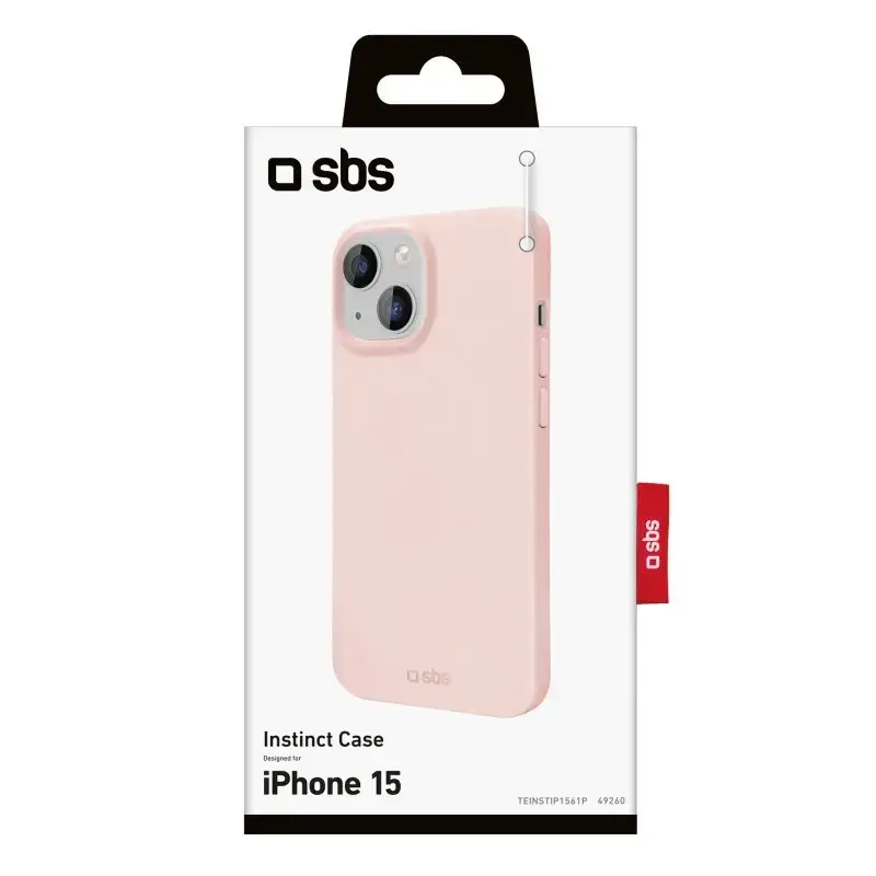 Cover SBS TEINSTIP1561P Pink for iPhone 15 15.5 cm (6.1 inch)