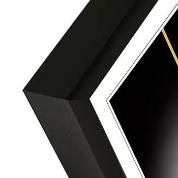Single picture frame ZEP AL1B4 Aluminium Black