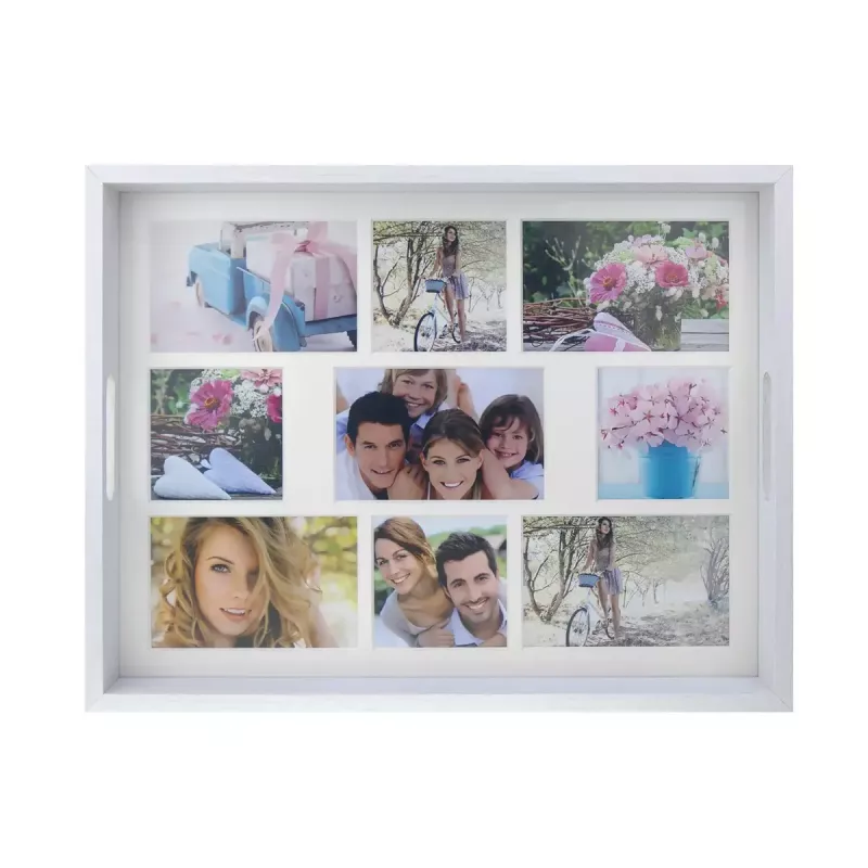 Multi picture frame ZEP W006 Wood White 447x347 mm