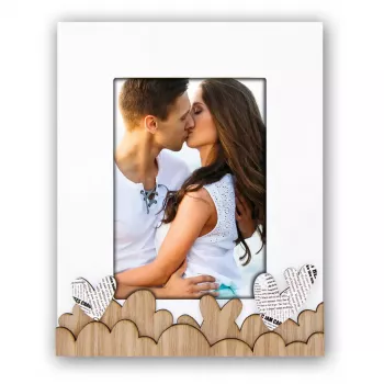Single picture frame ZEP Romina Natural White 199x245 mm