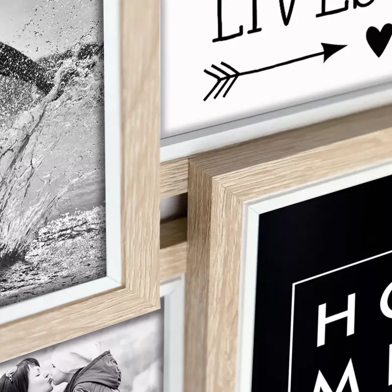 Picture frame set ZEP Kimpton Natural White