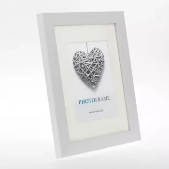 Single picture frame ZEP Regent 2 White Wood 330x430 mm