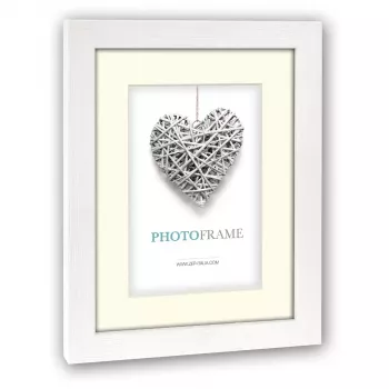 Single picture frame ZEP Regent 2 White Wood 330x430 mm