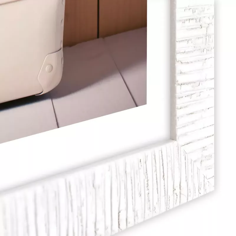 Single picture frame ZEP Coventry White Wood 245x345 mm