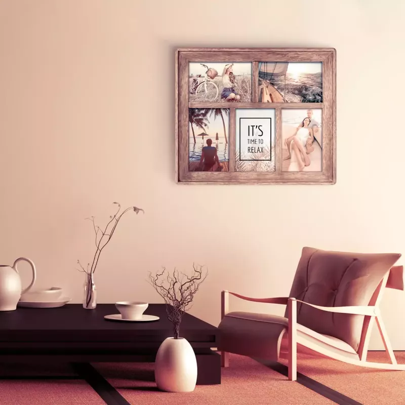 Multi picture frame ZEP Mosel BM546 Brown