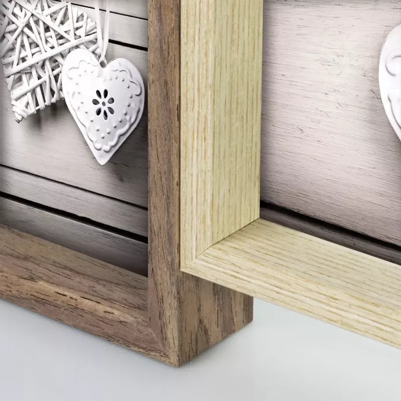 Picture frame set ZEP Montreaux 12Q Wood Beige Brown 450x580mm