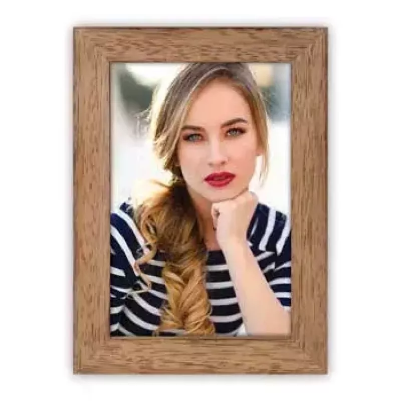 Single picture frame ZEP CORNICE ANZIO Brown MDF Wood 205x155mm