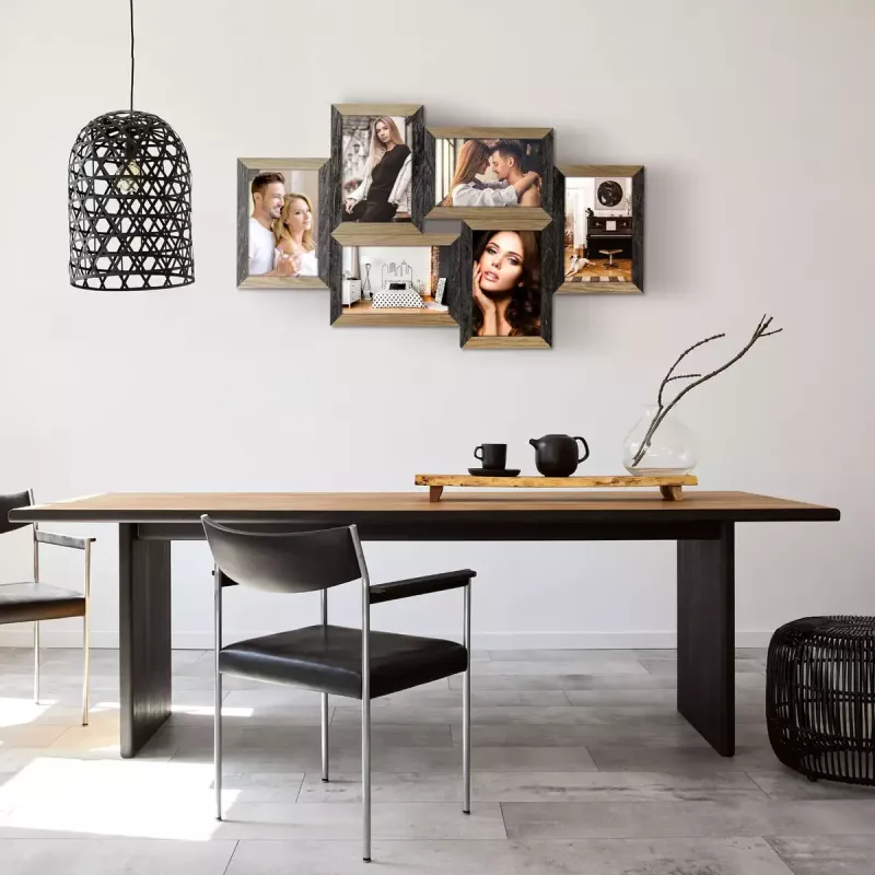 Picture frame set ZEP Vercelli Black Brown MDF 535x320 mm