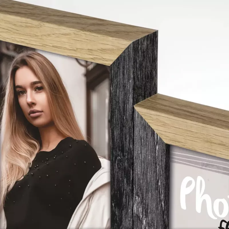 Picture frame set ZEP Vercelli Black Brown MDF 535x320 mm