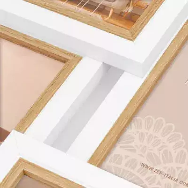 Picture frame set ZEP Ayas 6Q White MDF 1 pc