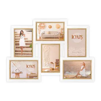 Picture frame set ZEP Ayas 6Q White MDF 1 pc