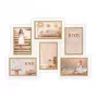 Picture frame set ZEP Ayas 6Q White MDF 1 pc