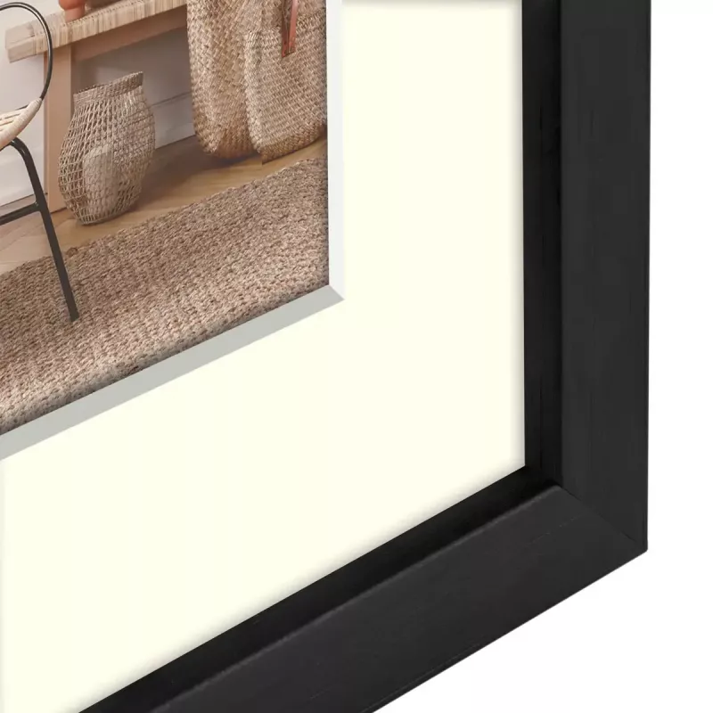 Single picture frame ZEP V4557B Black Wood 150x205mm