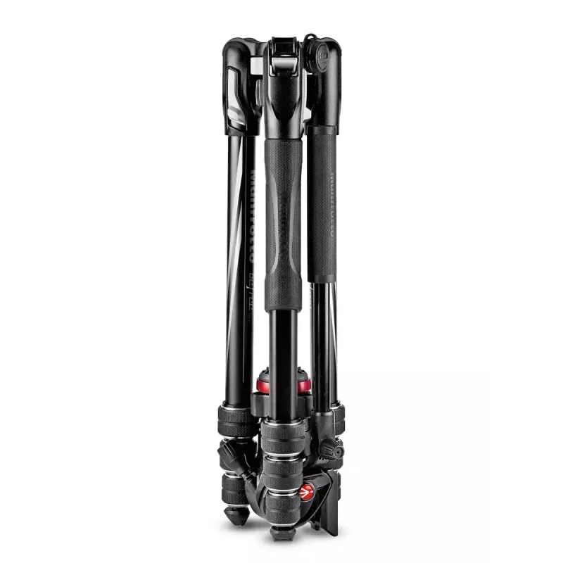 Tripod Manfrotto MVKBFRT-LIVE Digital/film cameras 3 leg Black Red Silver