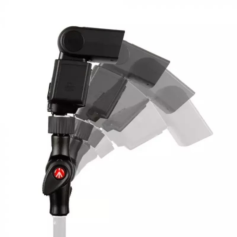 Manfrotto MLH1HS-2 cold shoe tilt head with light joint and umbrella holder