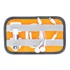 Lowepro GearUp Pouch Mini Purse Nylon Polyester Ripstop Grey Orange
