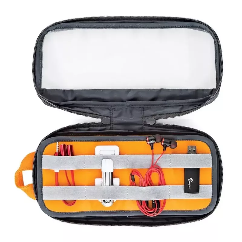 Lowepro Pouch Medium GearUp GL LP37139-GRL Nylon Ripstop Polyester Orange Grey 280x45x140mm