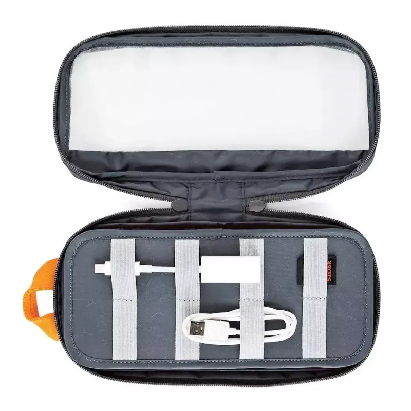 Lowepro Pouch Medium GearUp GL LP37139-GRL Nylon Ripstop Polyester Orange Grey 280x45x140mm