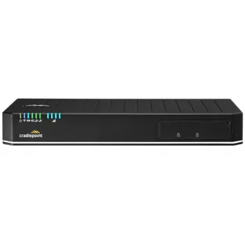CradlePoint wireless router E300C-18B with NetCloud Enterprise Branch — Wi‑Fi 6 dual-band, 10GbE, 4G LTE, 5x RJ‑45