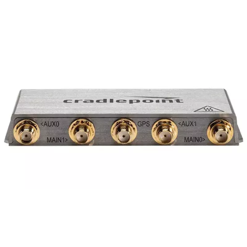 CradlePoint MC400 modem — cellular modem, upstream 5.76 Mbps, downstream 42.2 Mbps, 256‑QAM, silver, 104 g