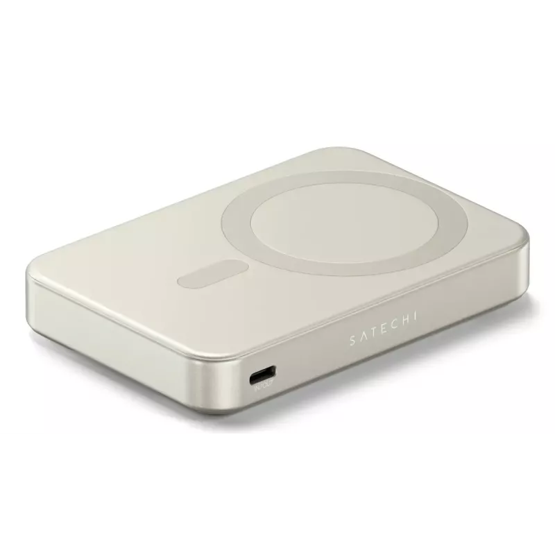 Portable power bank Satechi ST-B10Q2SW 10000 mAh, wireless charging, sand